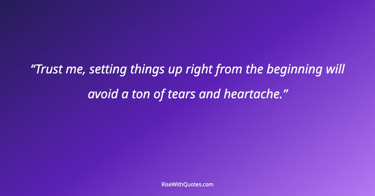 Trust me, setting things up right from the beginning will avoid a ton of tears and heartache.